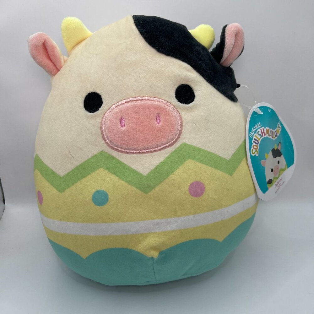 NWT Squishmallow Cow Easter Egg